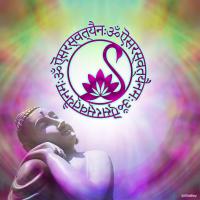 Fotomotiv Yoga Mantra Saraswati in Sanskrit 