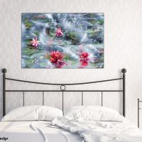Lotusblüten im Meer 
